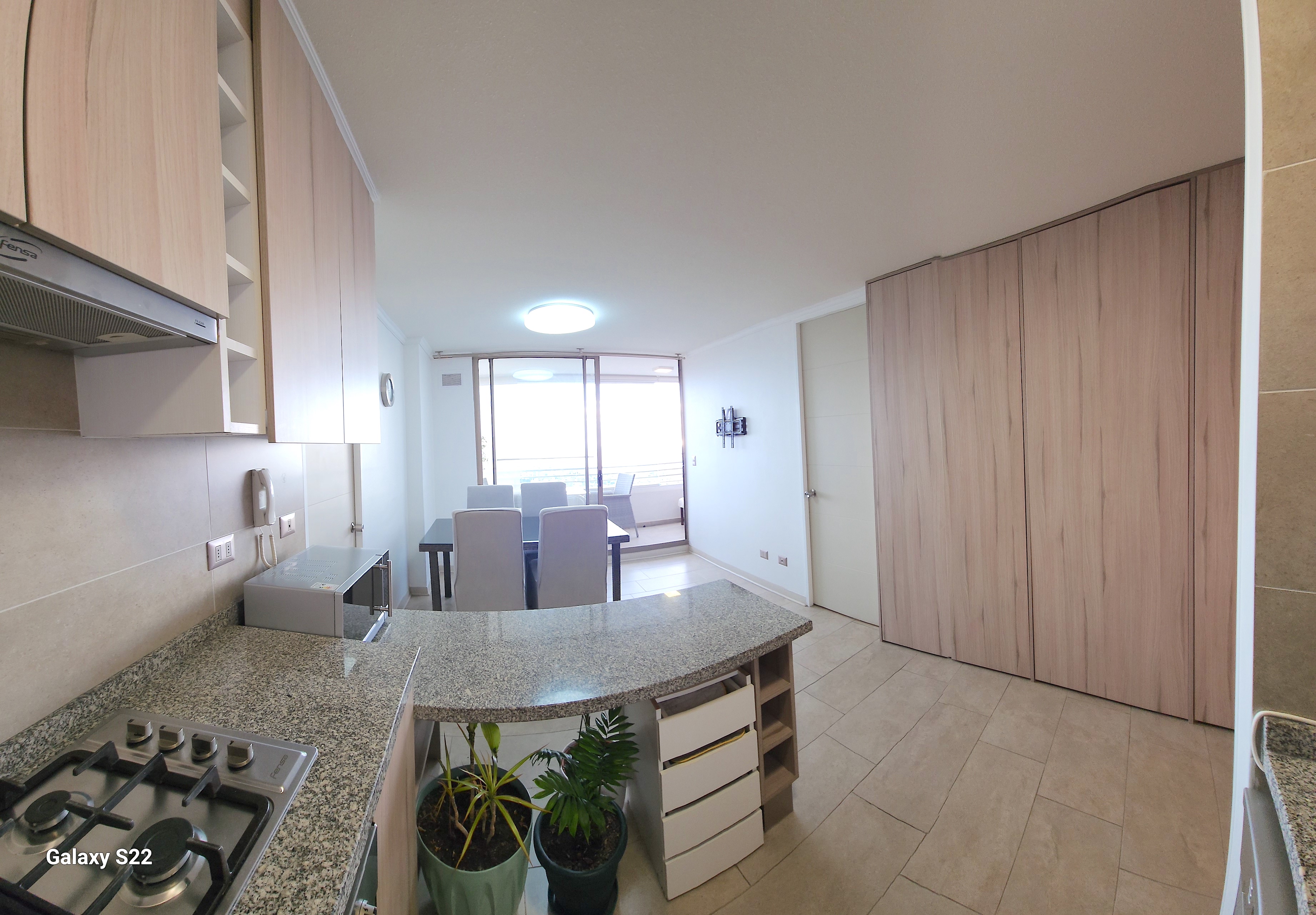 Departamento remodelado con vista al mar