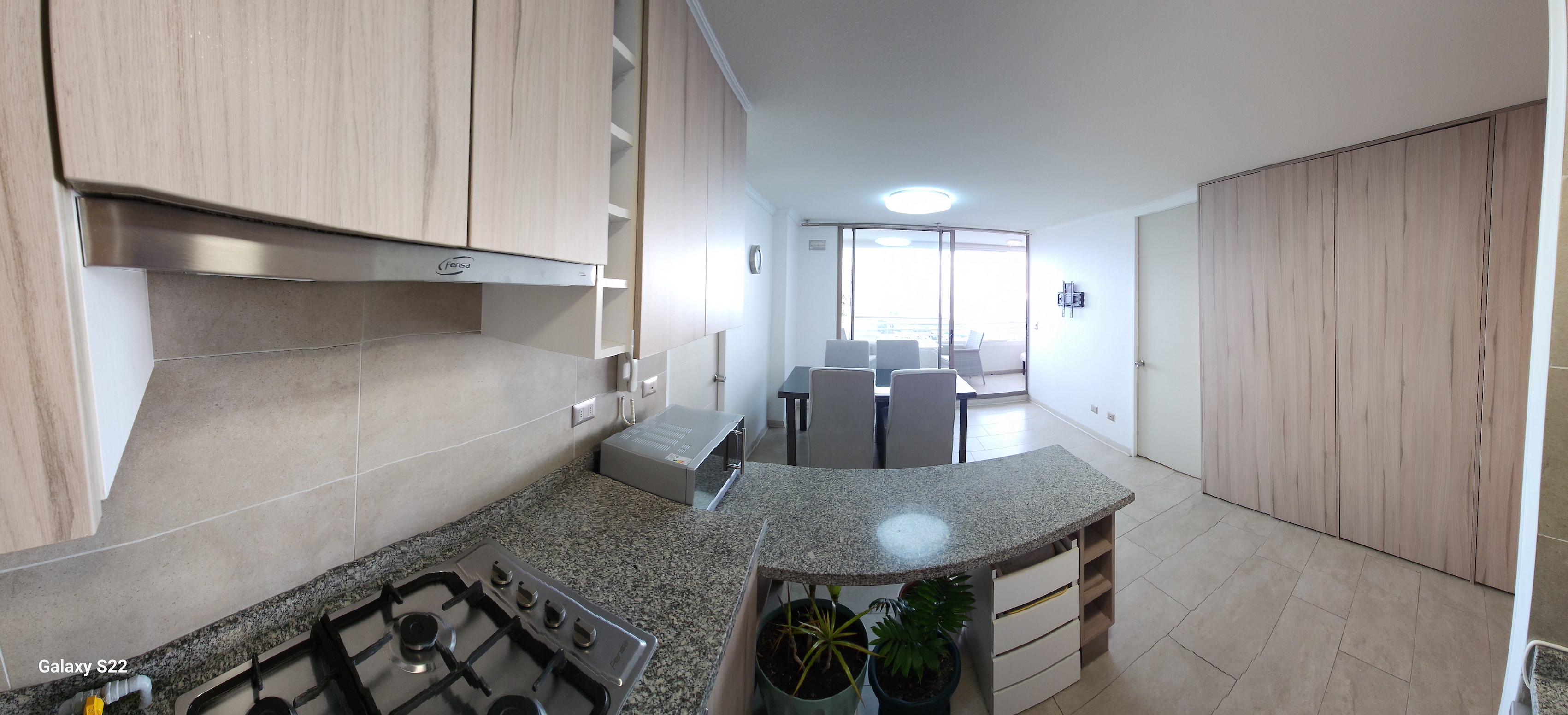 Departamento remodelado con vista al mar